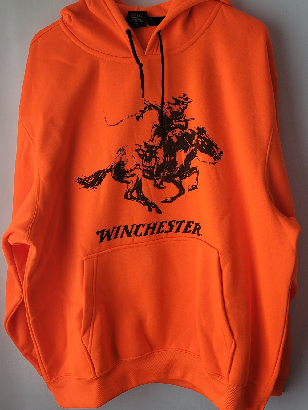 Rugged Sportsman Outdoors Blaze Orange  "Winchester" Hoodie Size XL